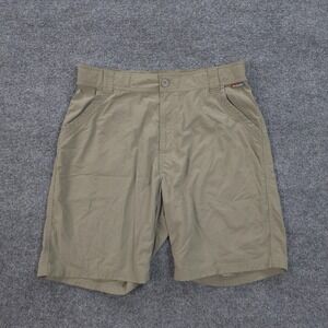 Simms Shorts Mens Large Beige Superlight Fishing Performance Outdoors Hike Camp